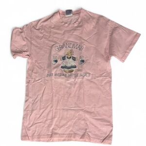 Vintage Single Stitch Hanes Pink Grandma's Design